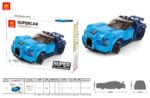 Supercar bleue briques de course - 139 pièces | Bricabrix – Image 3