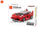 Supercar rouge briques de compétition - 151 pièces | Bricabrix – Image 3