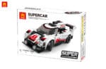 Supercar blanche briques course - 151 pièces | Bricabrix – Image 3