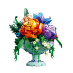 Tableau fleurs briques 3D Baroque - Kit 820 pièces | Bricabrix