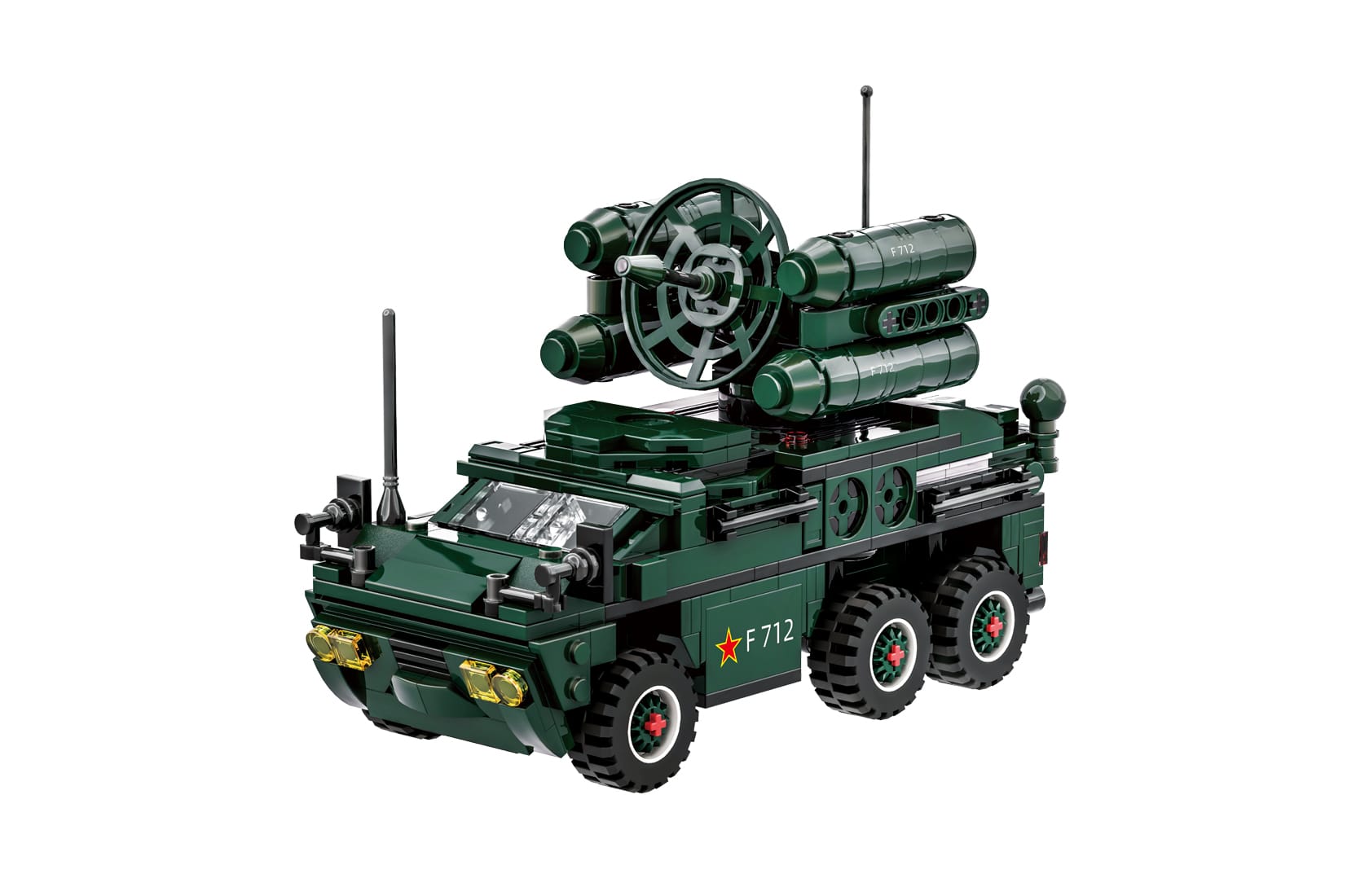 4511-wange-04 Véhicule militaire briques Missile - 493 pièces | Bricabrix – Image 1