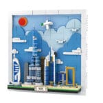 Carte postale 3D Dubaï à construire - 740 pièces | Bricabrix